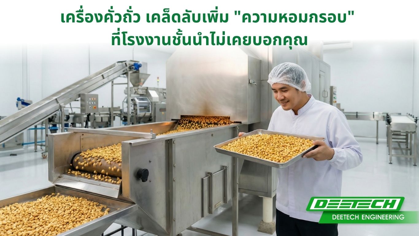 เคล็ดลับ เครื่องคั่วถั่ว เพิ่มความหอมกรอบ