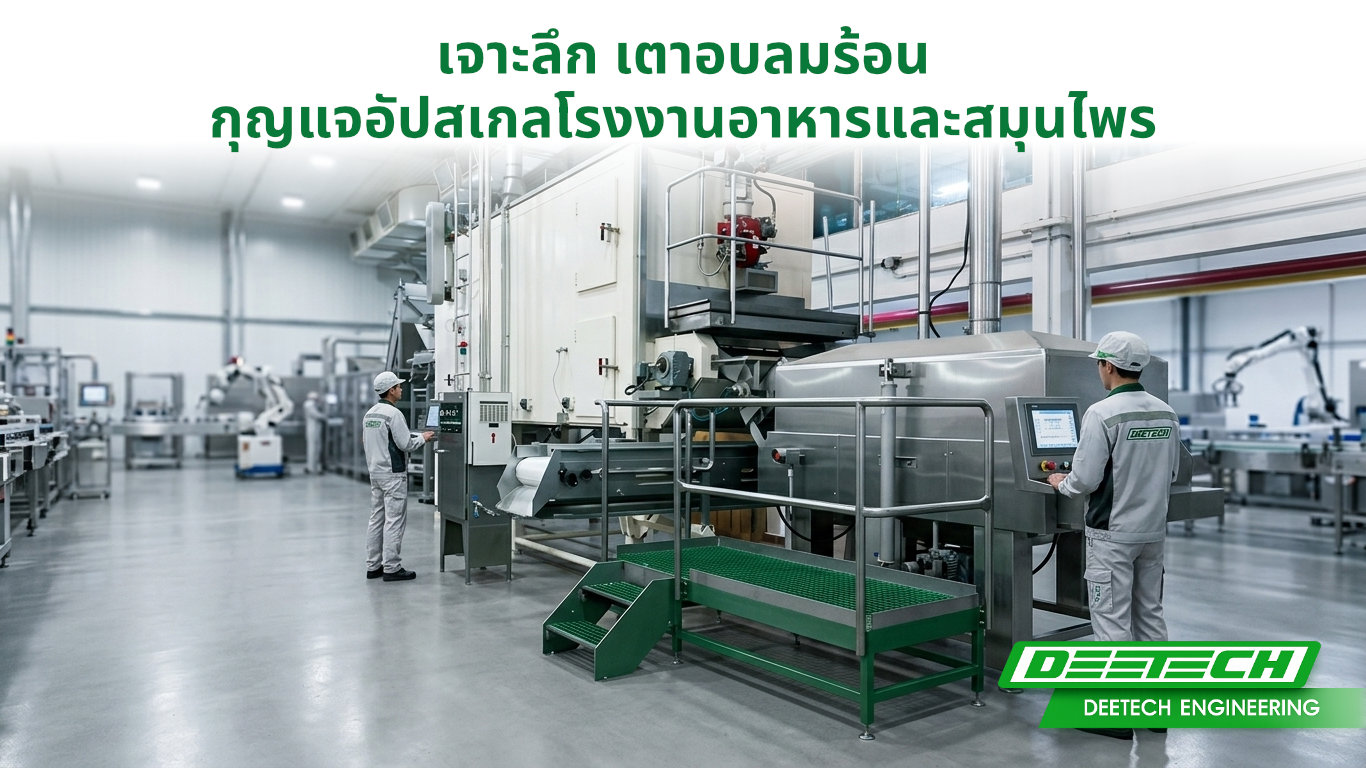 เจาะลึก เตาอบลมร้อน กุญแจอัปสเกลโรงงานอาหารและสมุนไพร