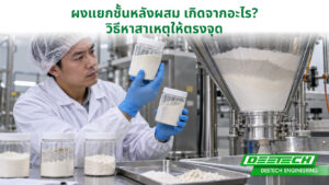 ผงแยกชั้นหลังผสม